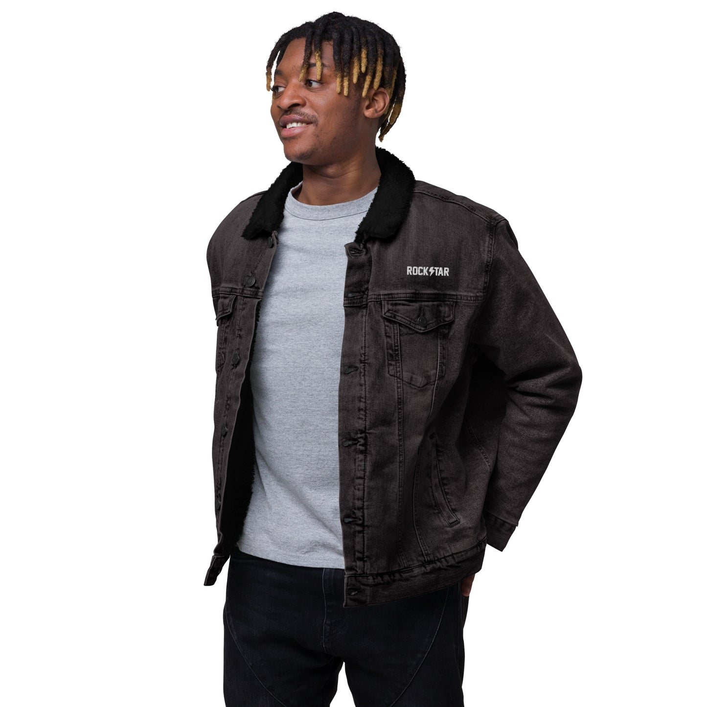 Rockstar Denim Sherpa jacket