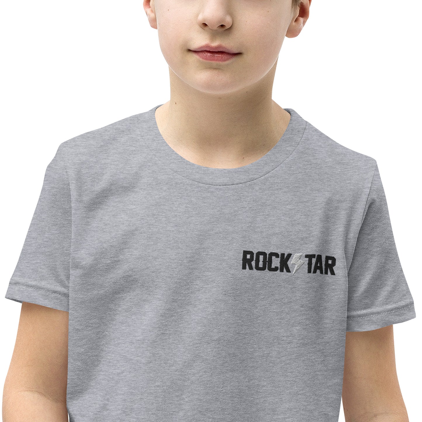 Rockstar Youth Short Sleeve Embroidered T-Shirt