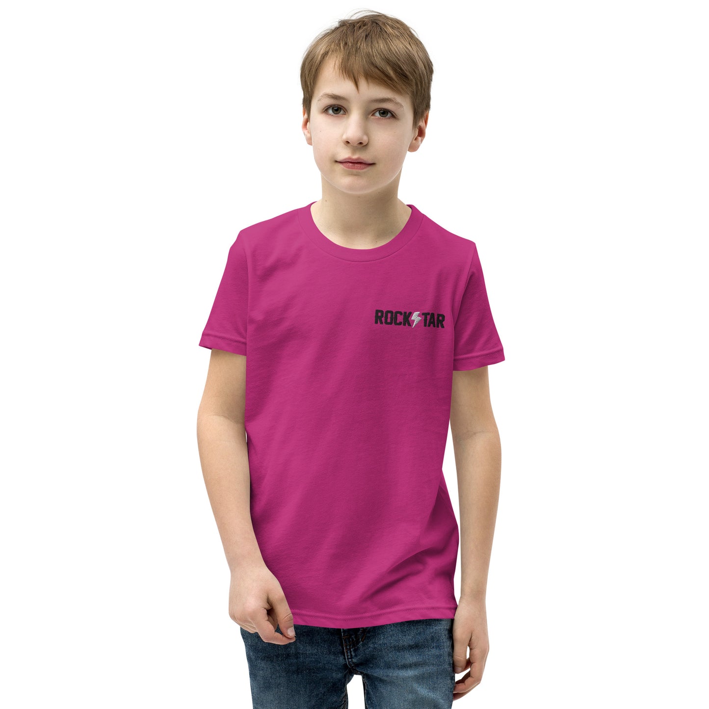 Rockstar Youth Short Sleeve Embroidered T-Shirt