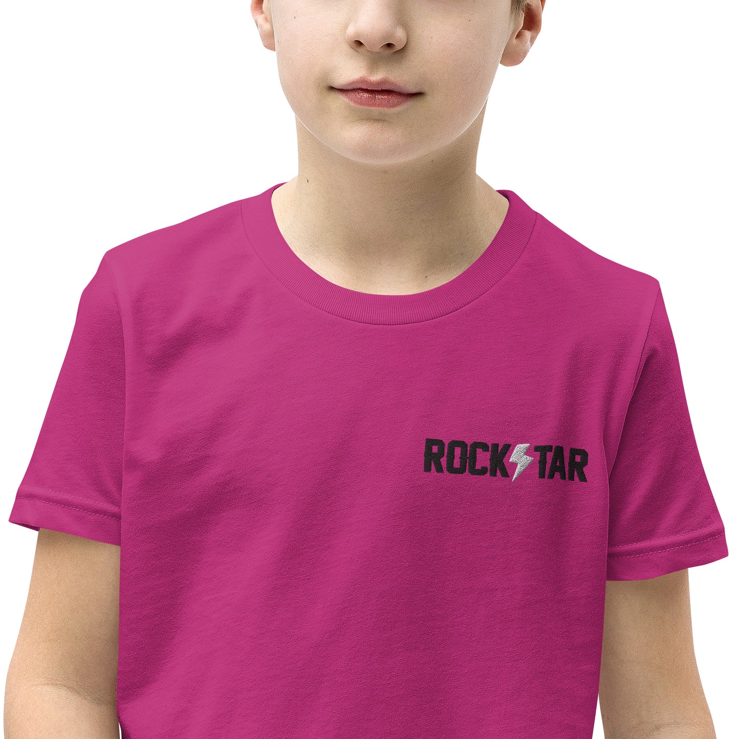 Rockstar Youth Short Sleeve Embroidered T-Shirt