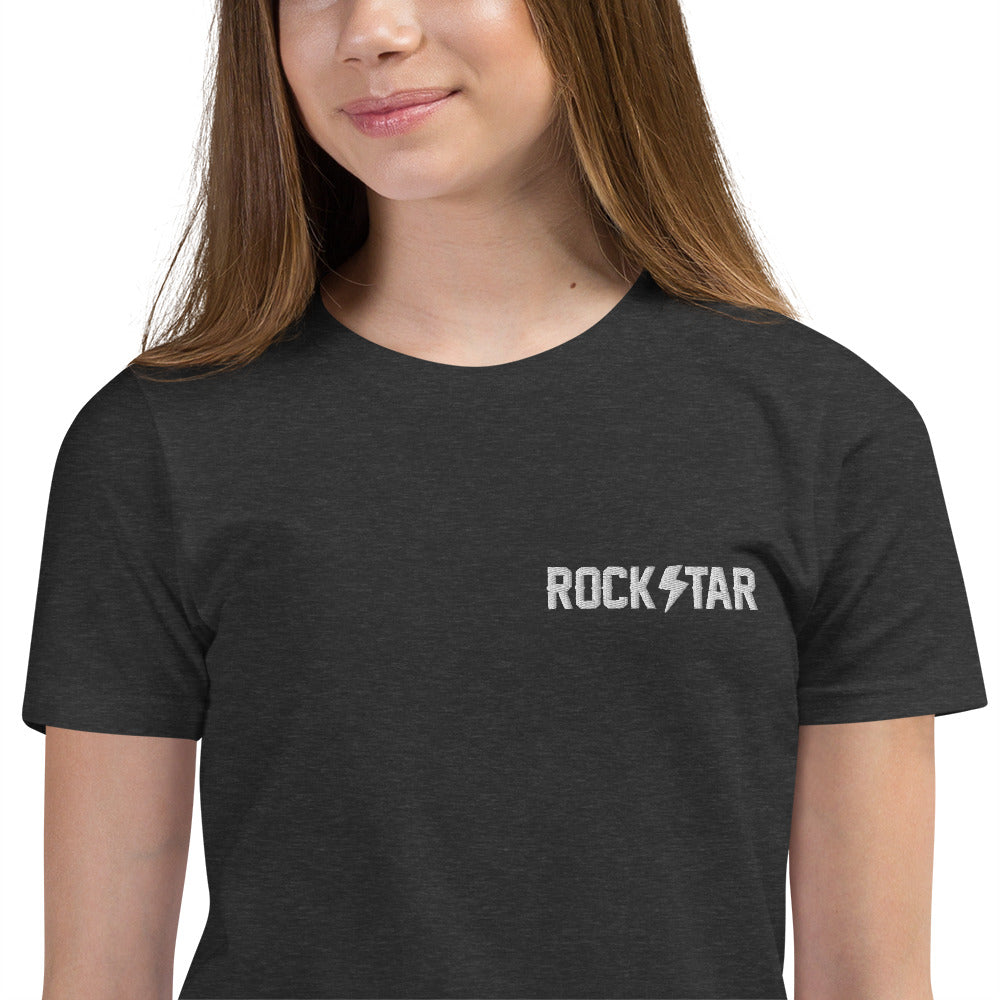 Rockstar Youth Short Sleeve Embroidered T-Shirt