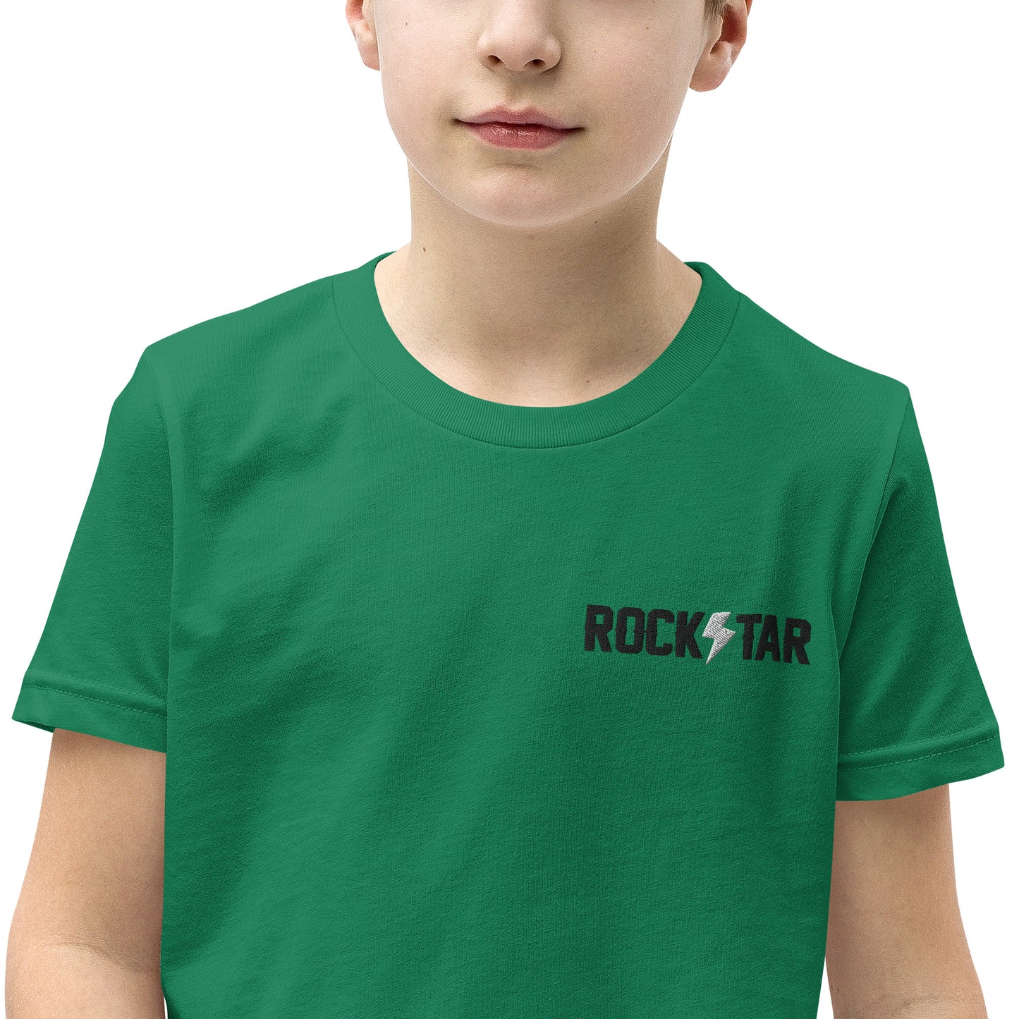 Rockstar Youth Short Sleeve Embroidered T-Shirt