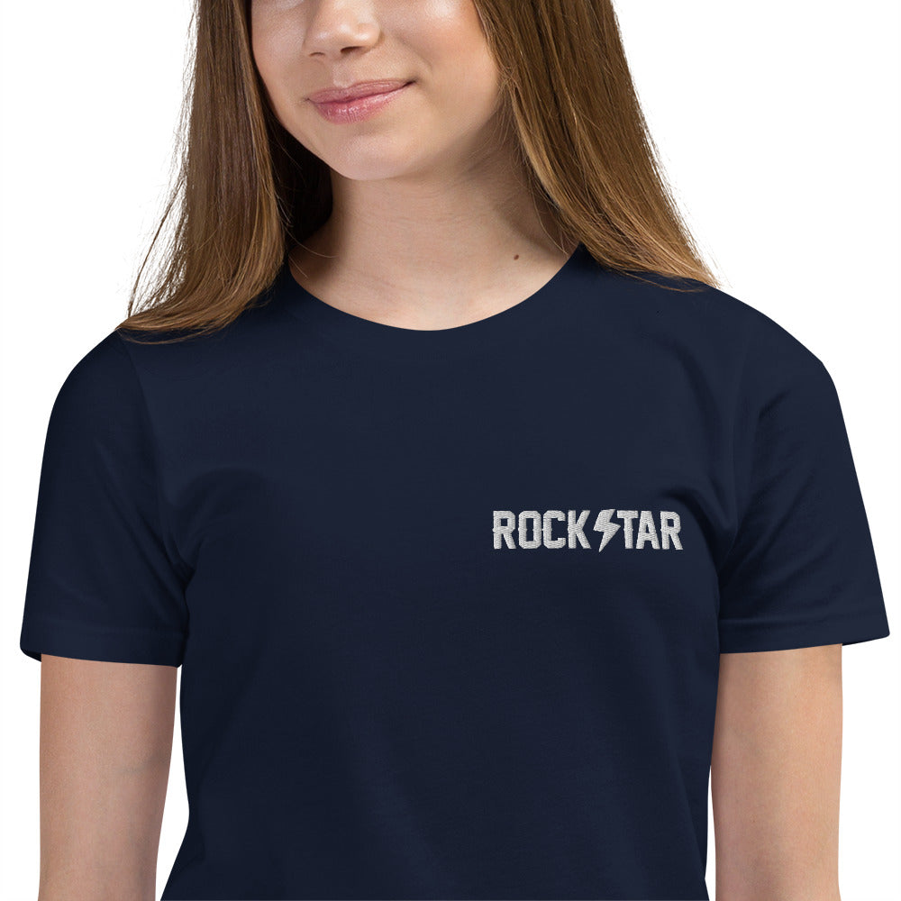 Rockstar Youth Short Sleeve Embroidered T-Shirt