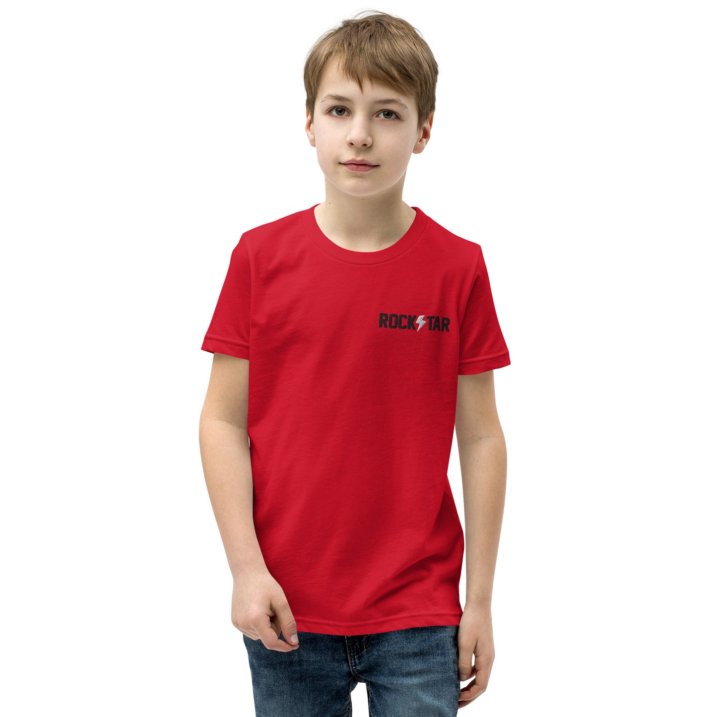 Rockstar Youth Short Sleeve Embroidered T-Shirt