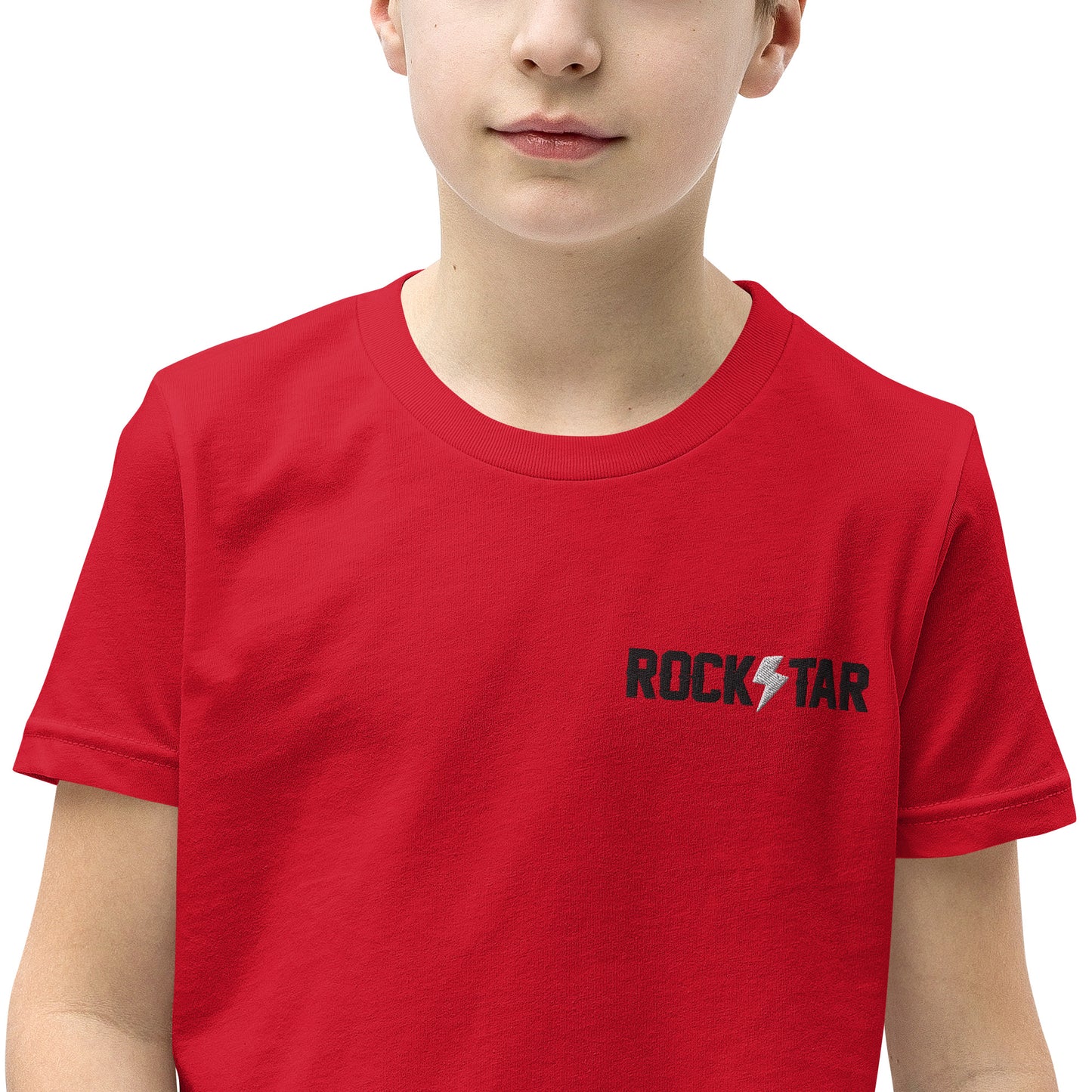 Rockstar Youth Short Sleeve Embroidered T-Shirt