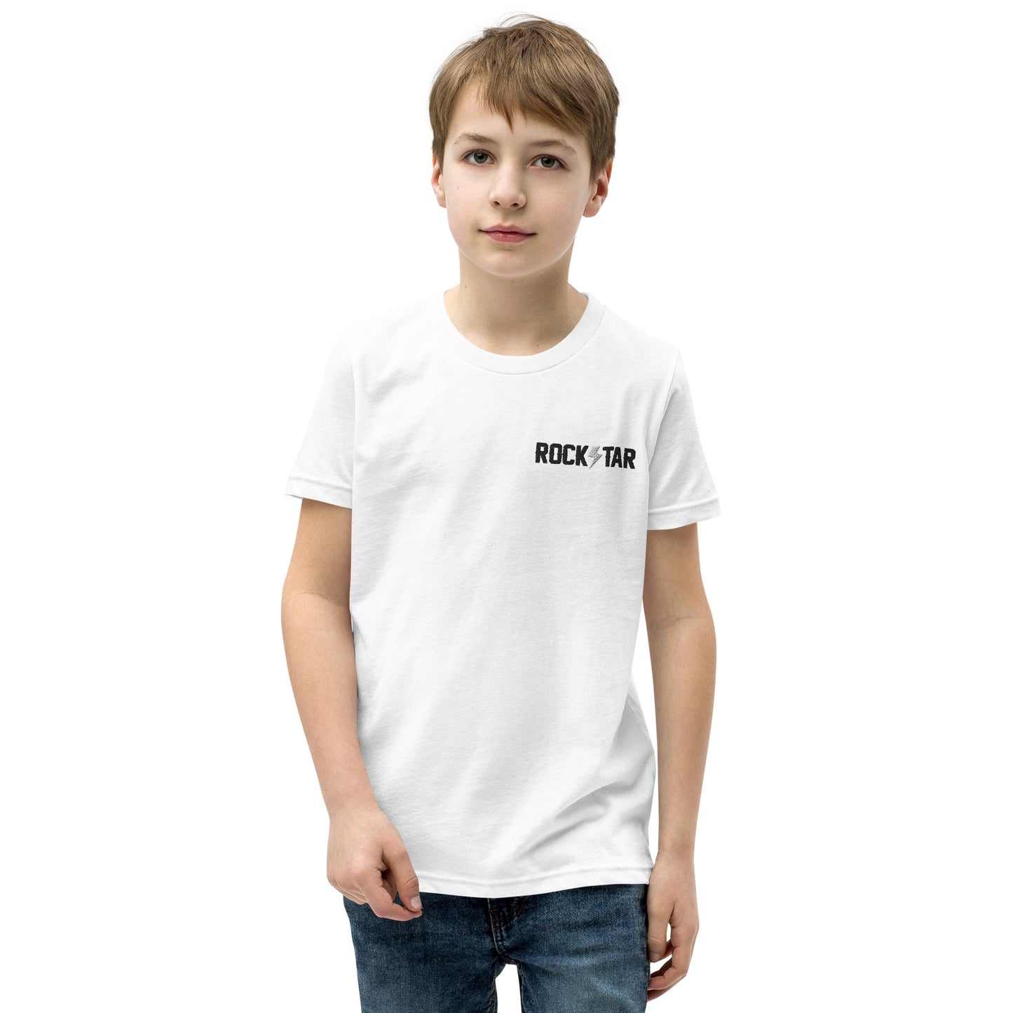 Rockstar Youth Short Sleeve Embroidered T-Shirt