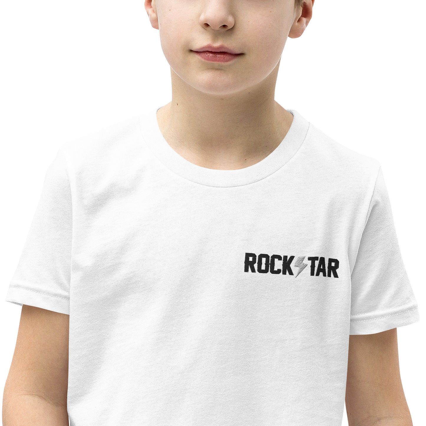 Rockstar Youth Short Sleeve Embroidered T-Shirt